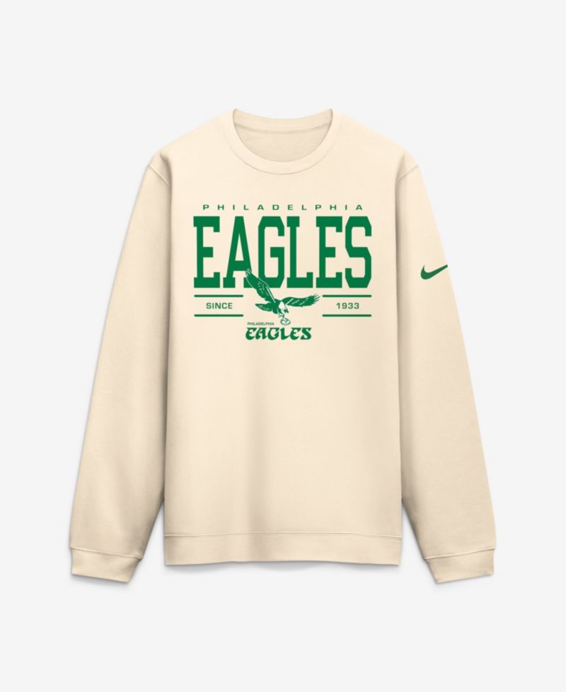 Men's Philadelphia Eagles Always Reppin' Club Long-Sleeve Crewneck Sweatshirt