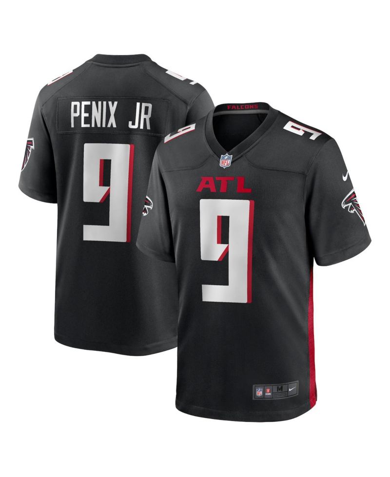 Men's Michael Penix Jr. Black Atlanta Falcons 2024 NFL Draft First Round Pick Player Game Jersey