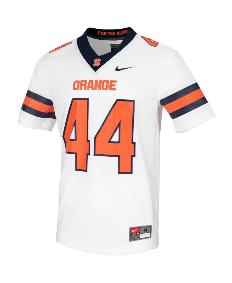 Men's 44 White Syracuse Orange Untouchable Game Jersey