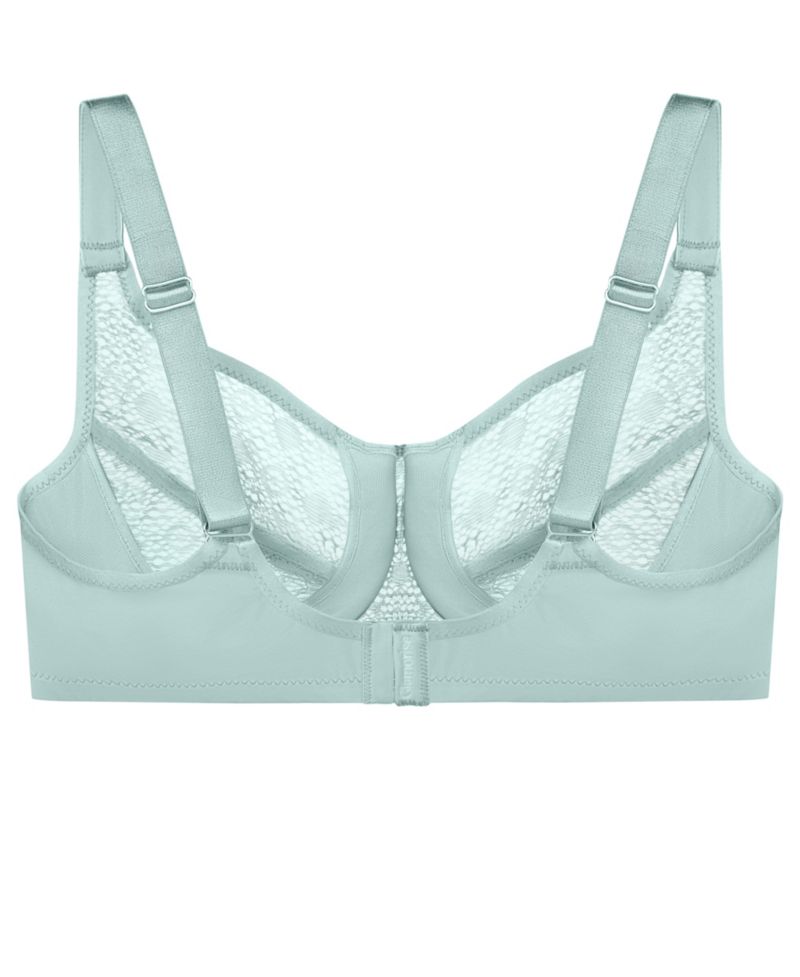 Plus Size Full Figure Wonderwire Lace Comfort Bra 9855