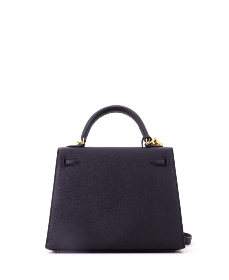 Pre-Owned Herm&eacute;s Kelly 25 Leather Gold-Tone Hardware Satchel