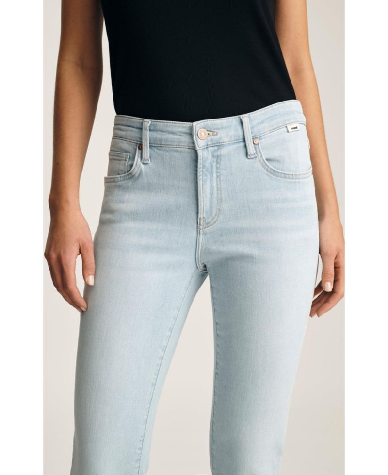 Women's Molly Mid Rise Bootcut Bootcut In Bleached Flex Blue