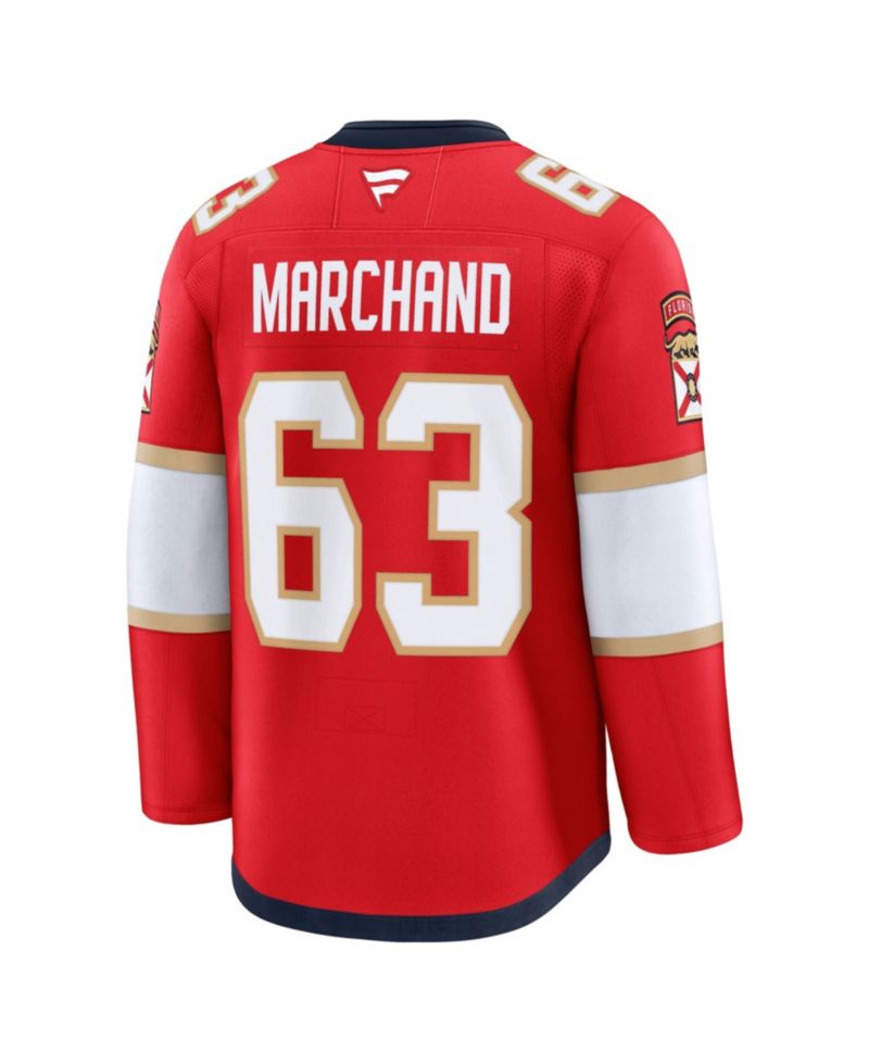 Men's Brad Marchand Red Florida Panthers Home Premium Jersey