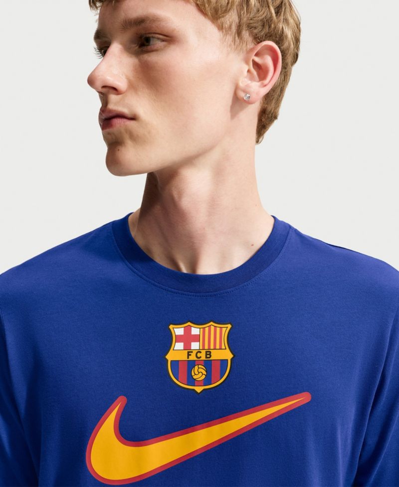 Men's Royal Barcelona Swoosh T-Shirt