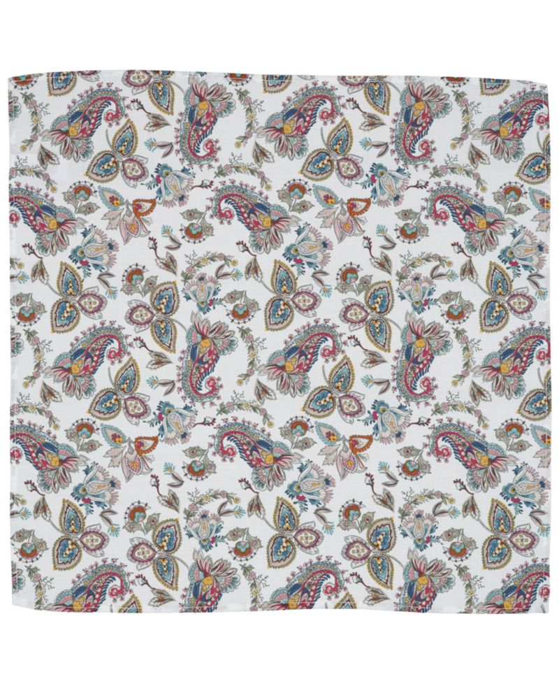 Men's Elliot Dotted Bow Tie & Floral Pocket Square 2-Piece Set