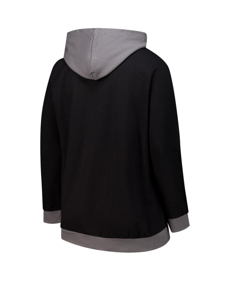 Women's Black Cincinnati Bengals Hit It Full-Zip Hoodie