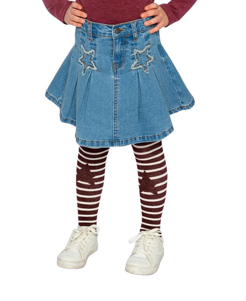 Little and Big Girl ( size 6 to 14 ) Pleated Skirt