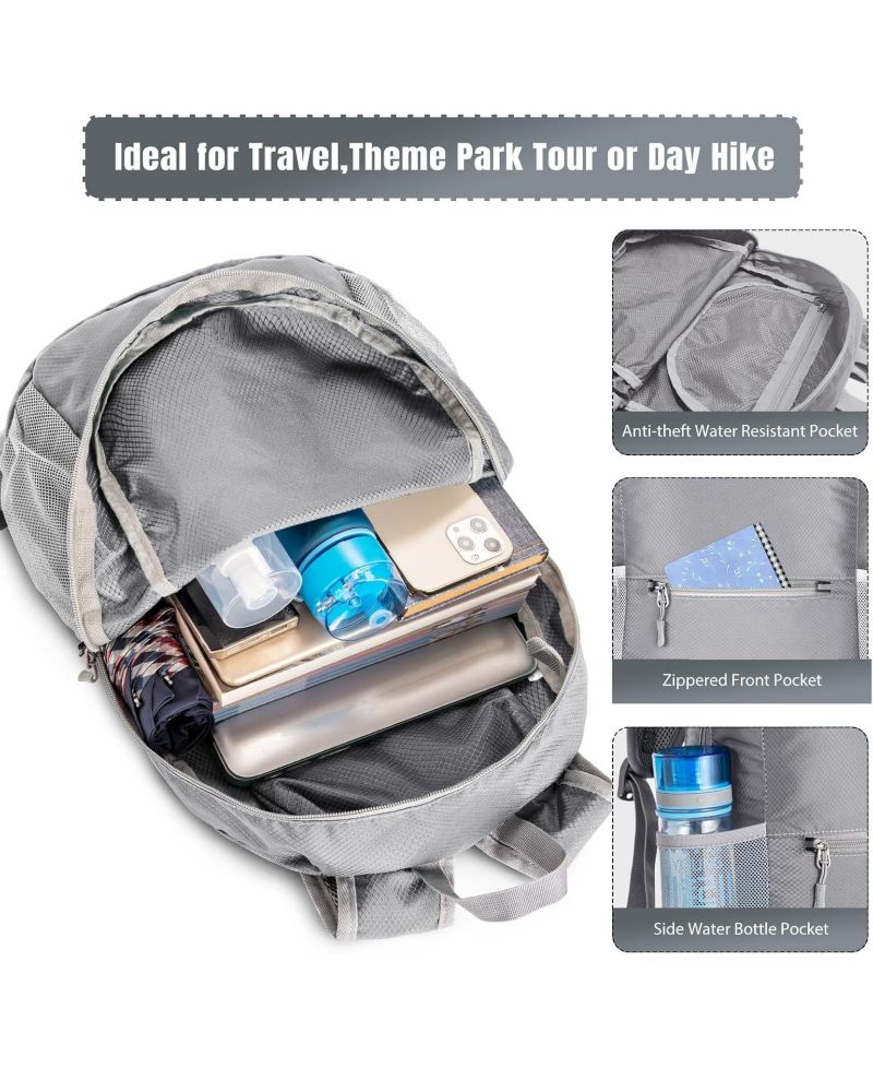 Ultra Lightweight Hiking Backpack 20L, Packable Small Backpacks Water Resistant Daypack for Women Men