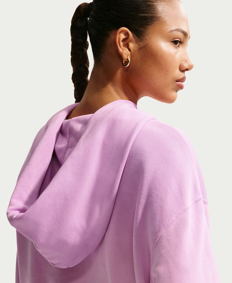 Женская спортивная одежда Phoenix Fleece с капюшоном Henley оверсайз из флиса