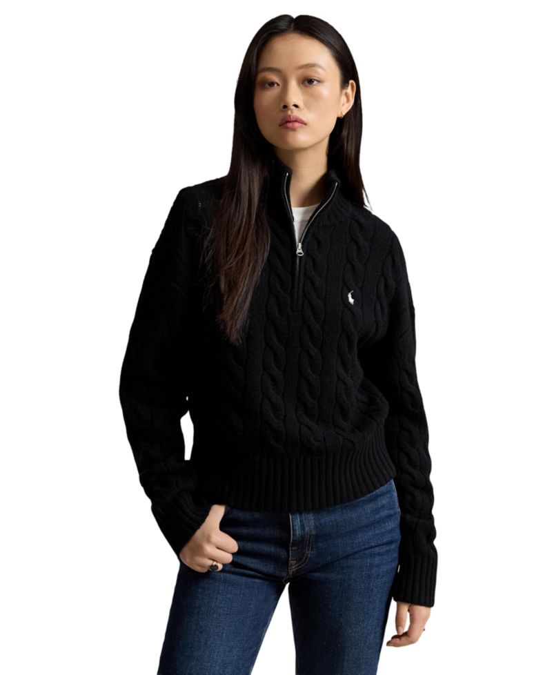 Women's Wool Cashmere Long-Sleeve Sweater