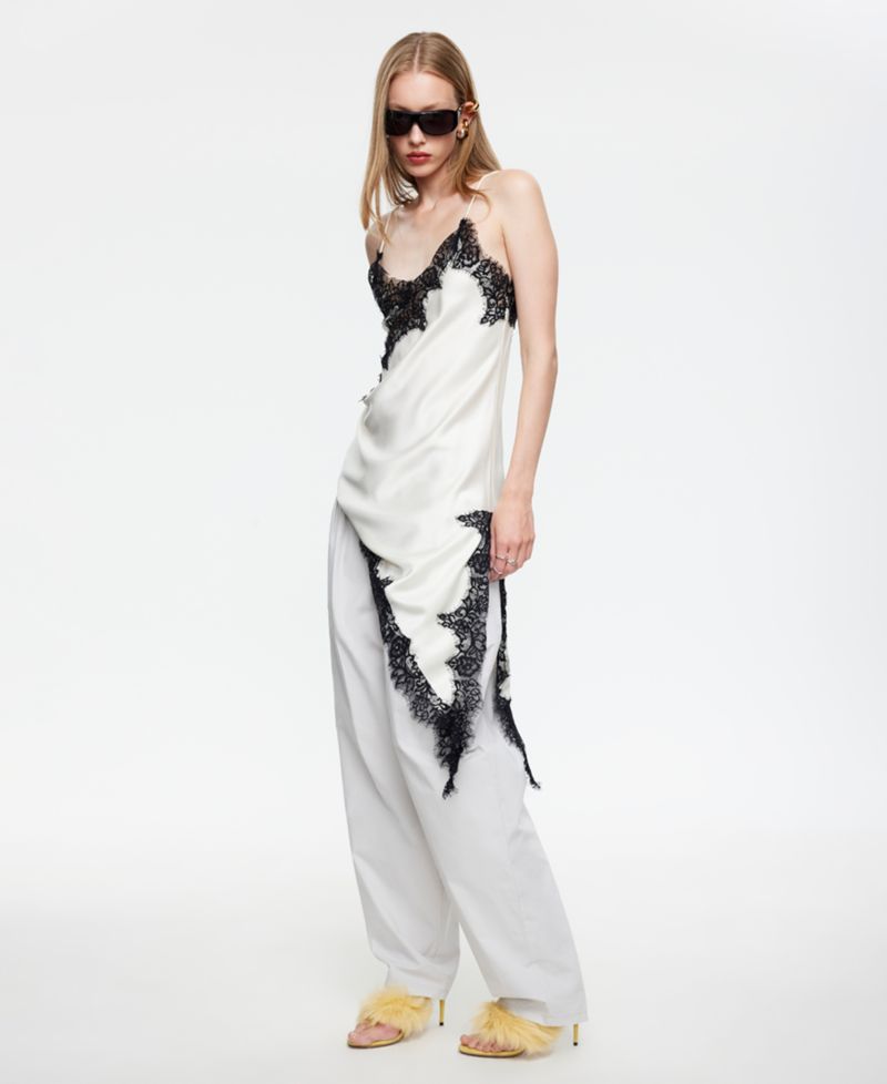Women's Emerging Sleeveless Asymmetric Midi Dress