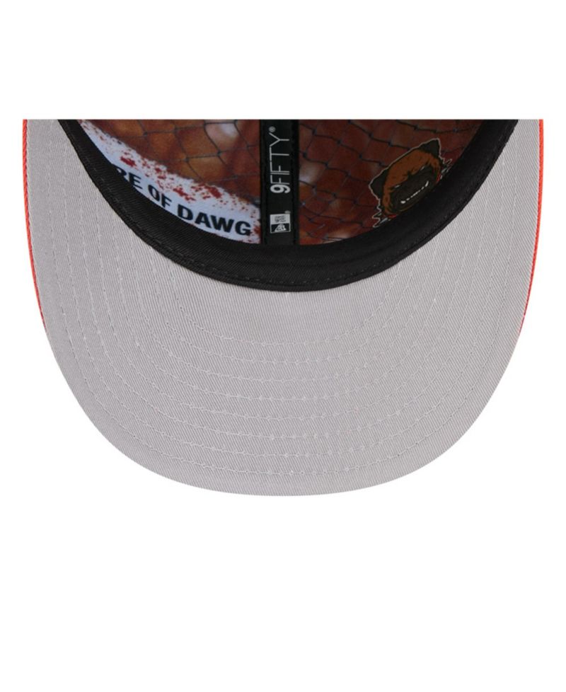 Big Boys and Girls Brown/Orange Cleveland Browns 2026 NFL Draft Pre-Curved 9FIFTY Snapback Hat