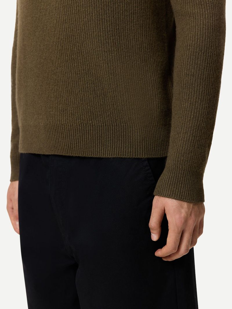 Men's Ribbed Cashmere Sweater