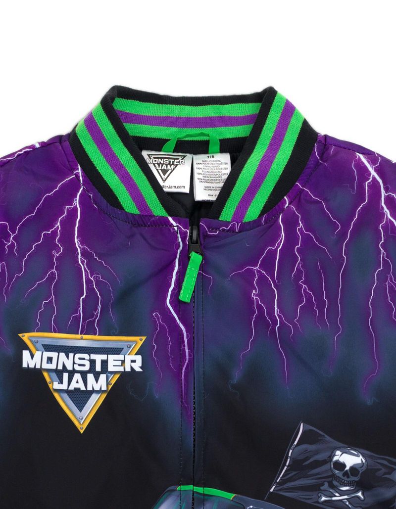 Boys Zip Up Varsity Bomber Jacket