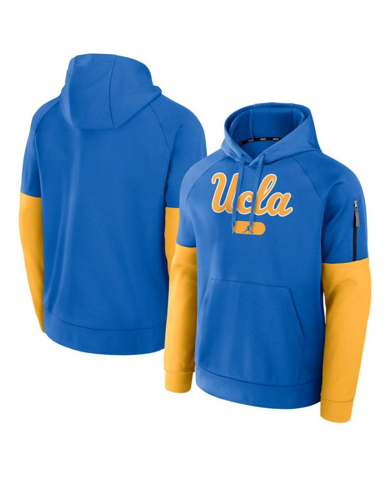 Men's Blue UCLA Bruins Fitness Performance Pullover Hoodie