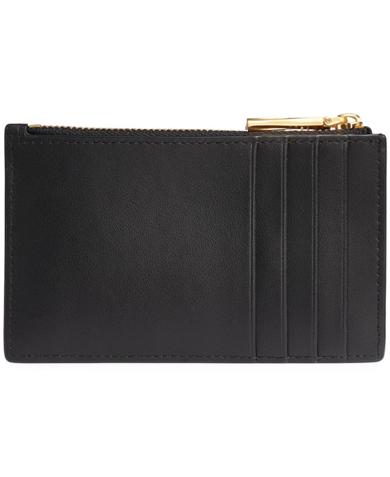 Leather Zipper Card Case