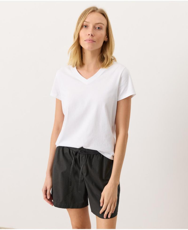 Women's Organic Cotton Softspun Essential V-Neck Tee