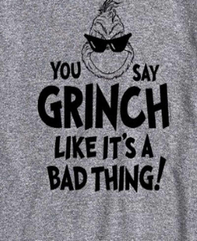 Men's The Grinch Like It's A Bad Thing Short Sleeve Tee