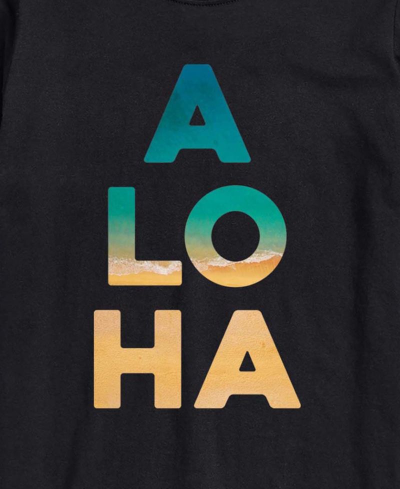 Men's Instant Message Aloha Beach Fill Graphic T-Shirt