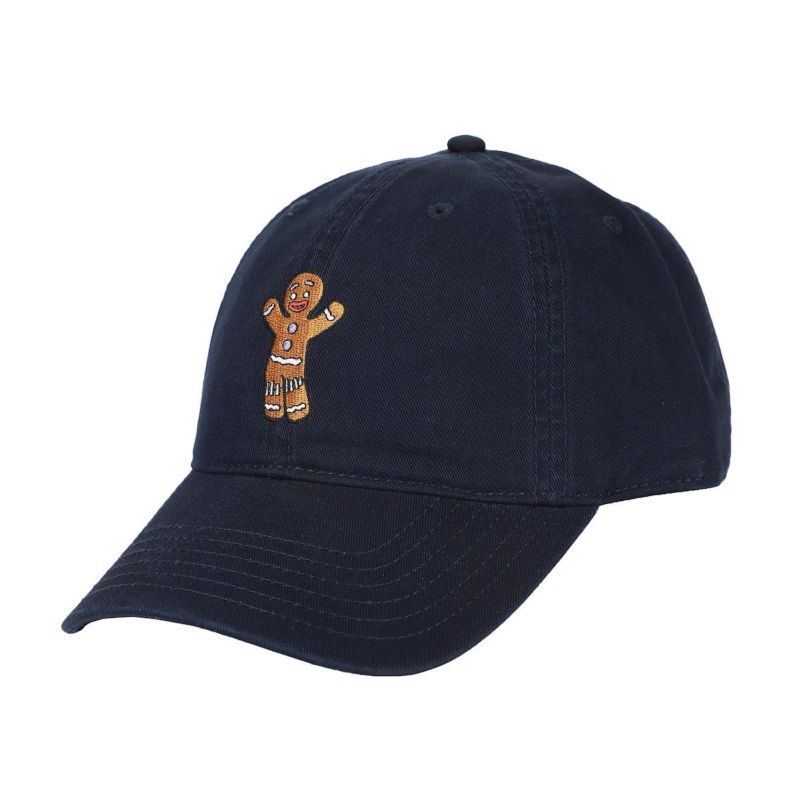 Men's Embroidered Gingy Navy Unstructured Baseball Cap