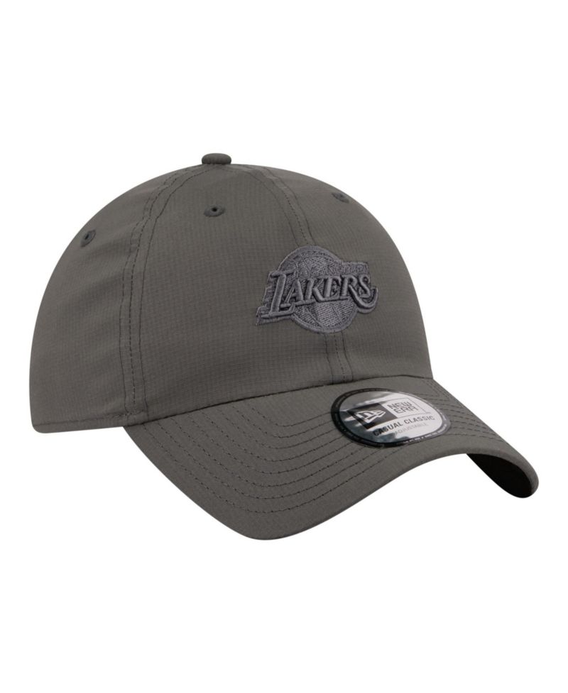 Men's and Women's Charcoal Los Angeles Lakers Ripstop Casual Classic Adjustable Hat