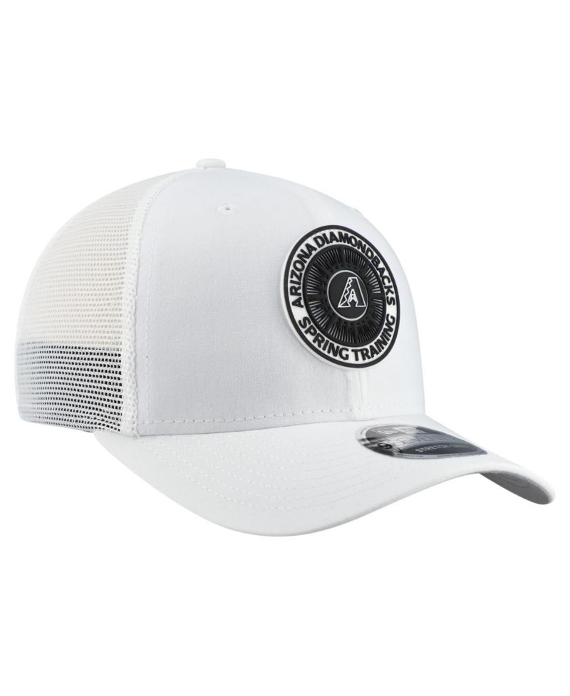 Men's White Arizona Diamondbacks 2026 Spring Training Fan Pack 9SEVENTY Adjustable Trucker Hat