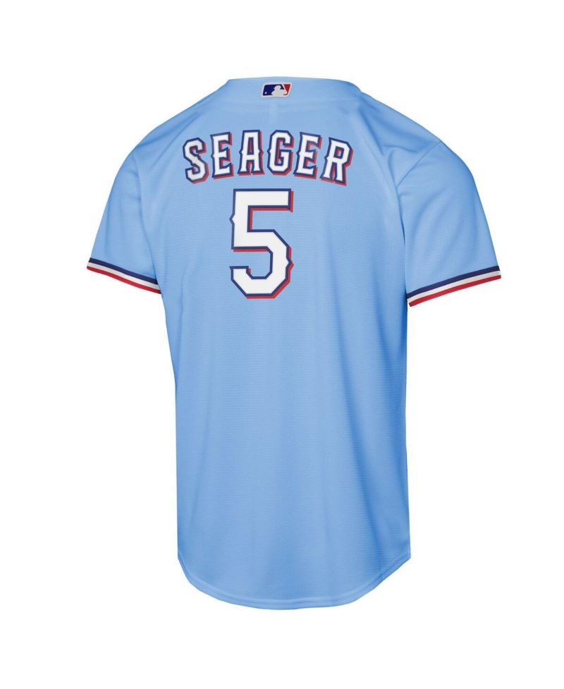 Big Boys and Girls Corey Seager Light Blue Texas Rangers Alternate Replica Jersey