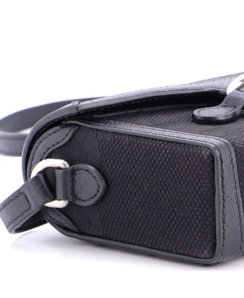 Mini Horsebit 1955 Flap Crossbody Bag Jumbo GG Canvas