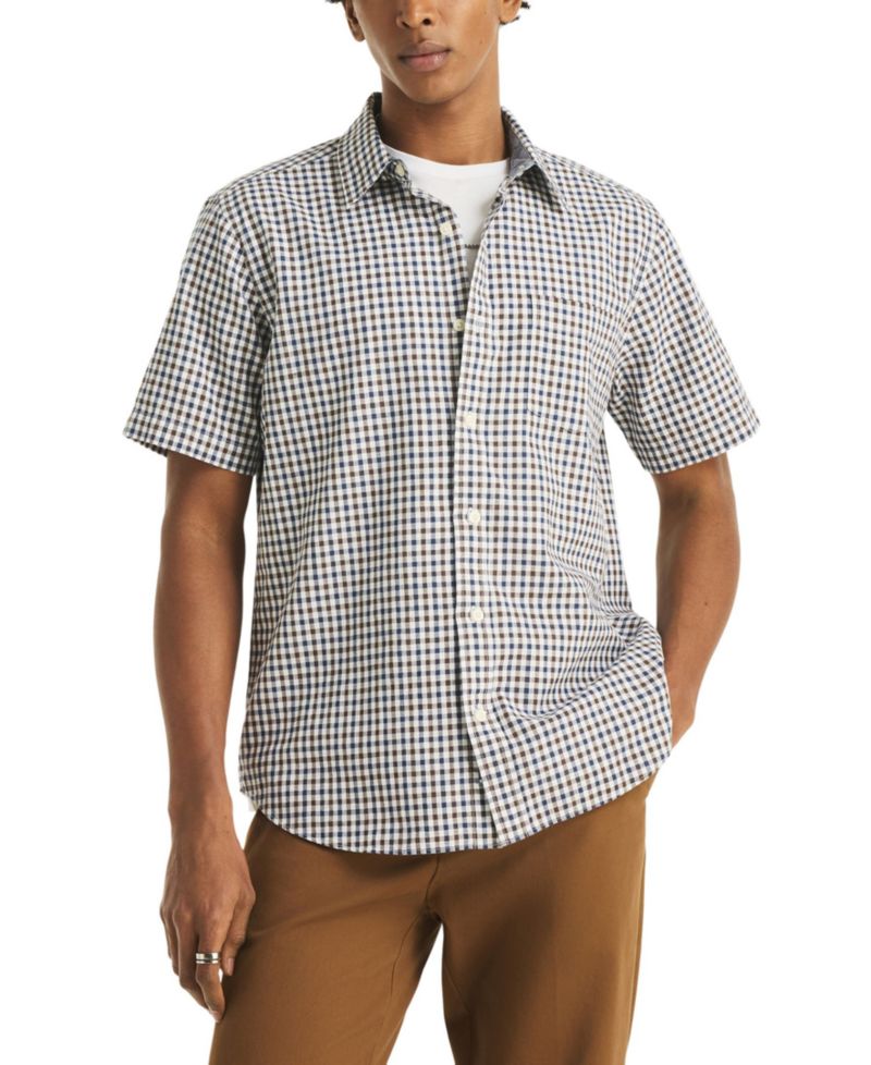 Men's Slub Short-Sleeve Shirt