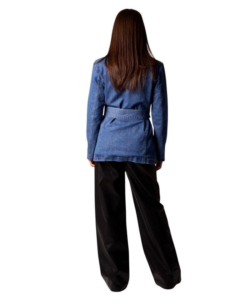 Women's Gracie Double Breasted Trench Coat with Removable Hoodie Insert