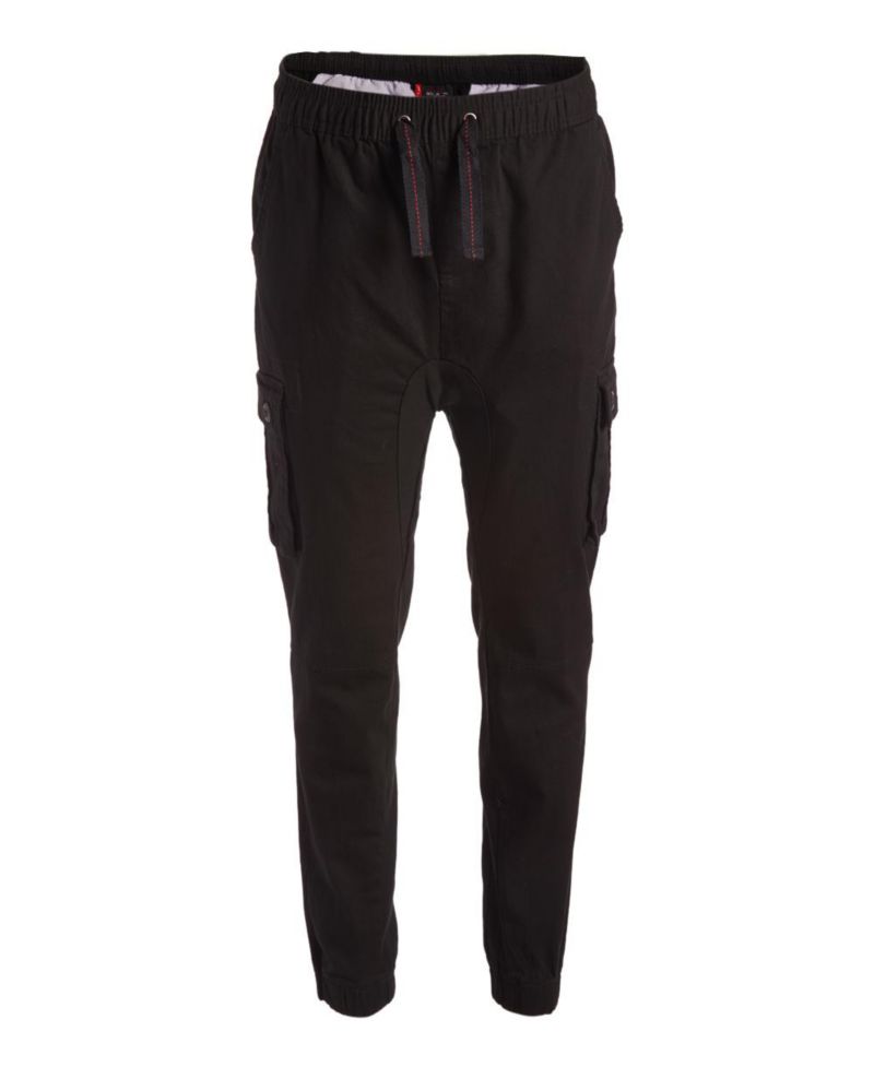 Men's Cotton Stretch Twill Cargo Joggers