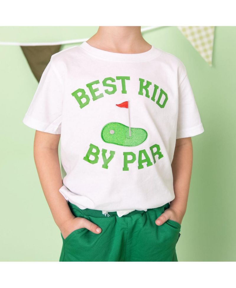 Little Boys Best Kid By Par Patch Short Sleeve T-Shirt