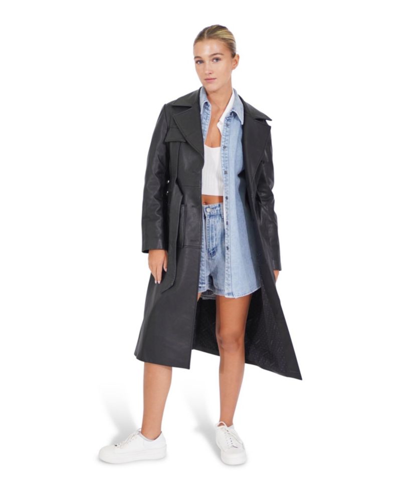 Women's Unstoppable Leather Trench