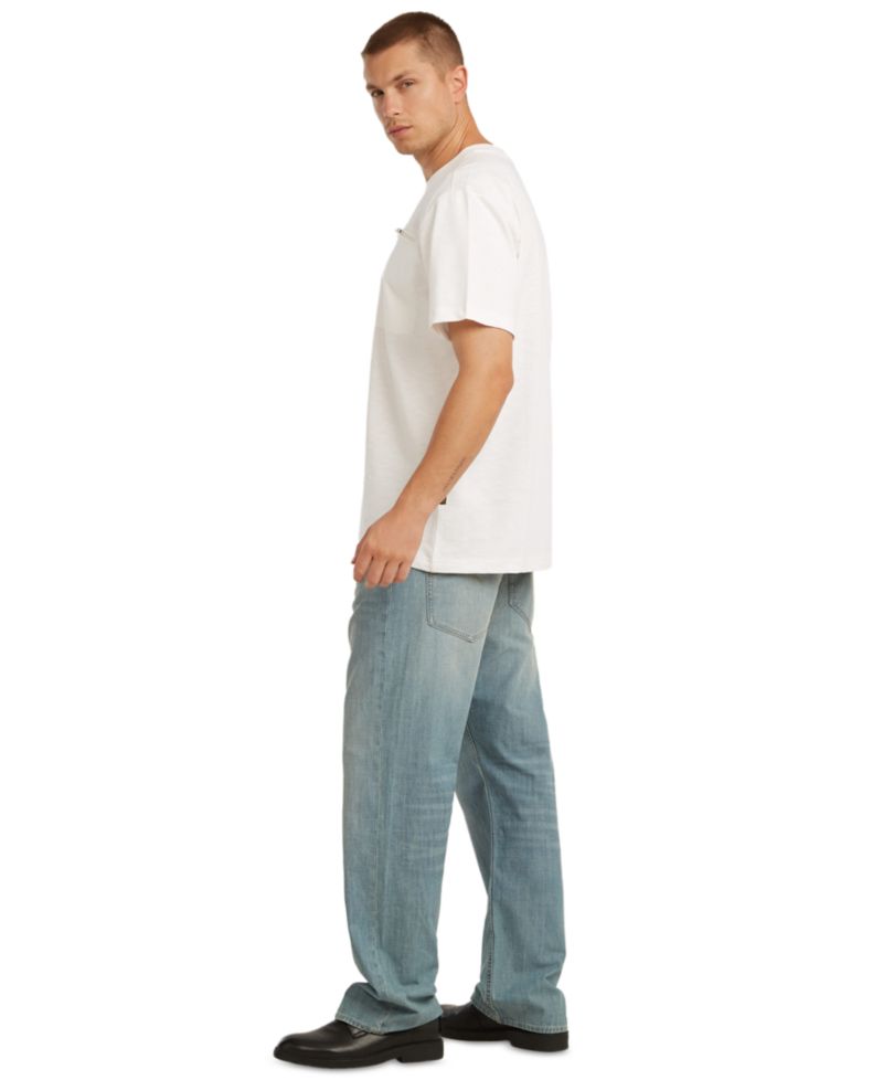 Men's Crewneck Zip Pocket T-Shirt