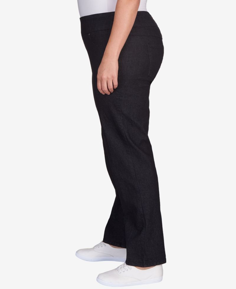 Plus Size Pull On Denim Pants