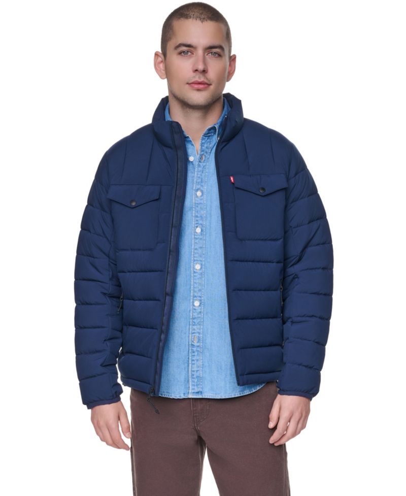 Men's Stretch Quilted Packable Jacket