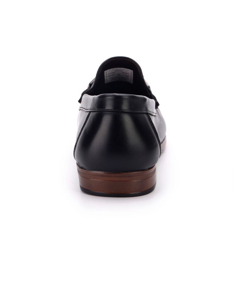 Men's Perforated Buckle Loafers