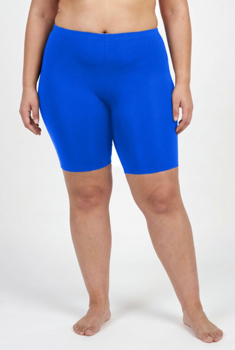Women's Chlorine Resistant Long Bike Short Swim Bottom