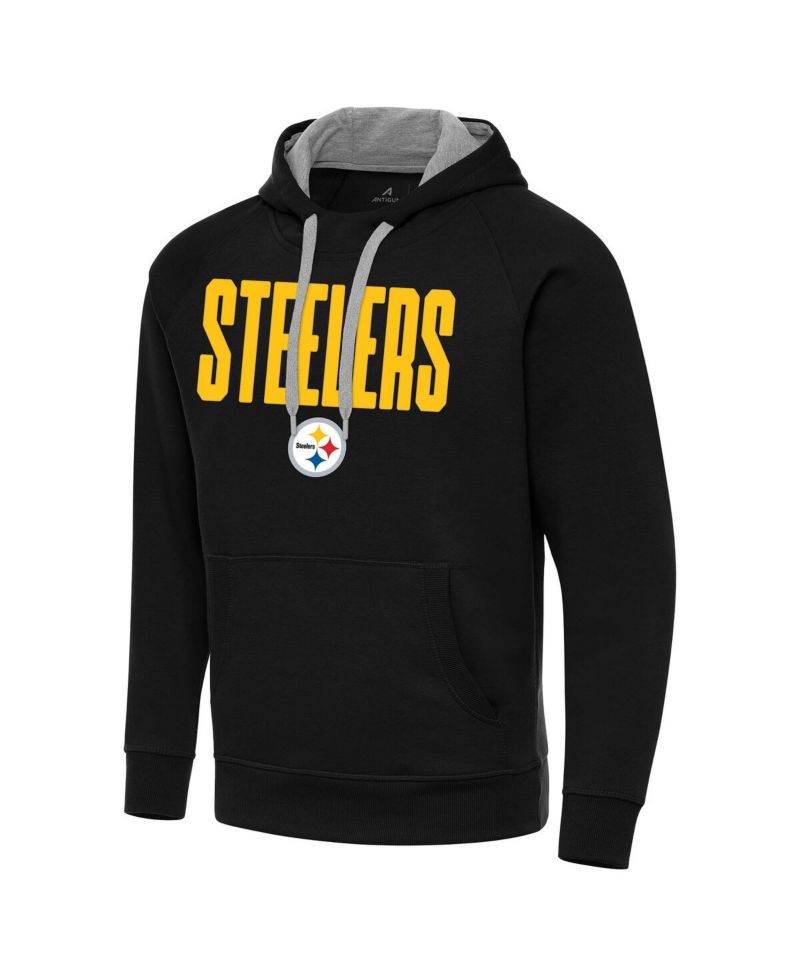 Men's Black Pittsburgh Steelers Victory Hoodie