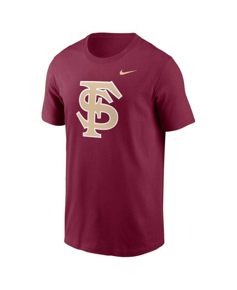 Men's Garnet Florida State Seminoles Baseball Logo T-Shirt