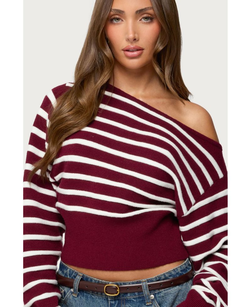 Women's Mika Off Shoulder Oversized Sweater