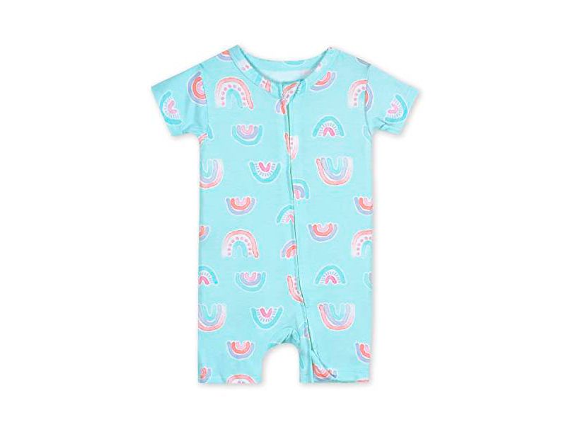 Baby Boys Buttery Soft Viscose Made from Eucalyptus Snug Fit Romper Pajamas