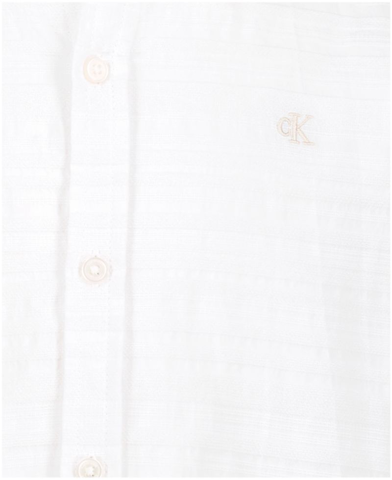 Boys' 8-20 Texture Stripe Woven Short-Sleeve Shirt