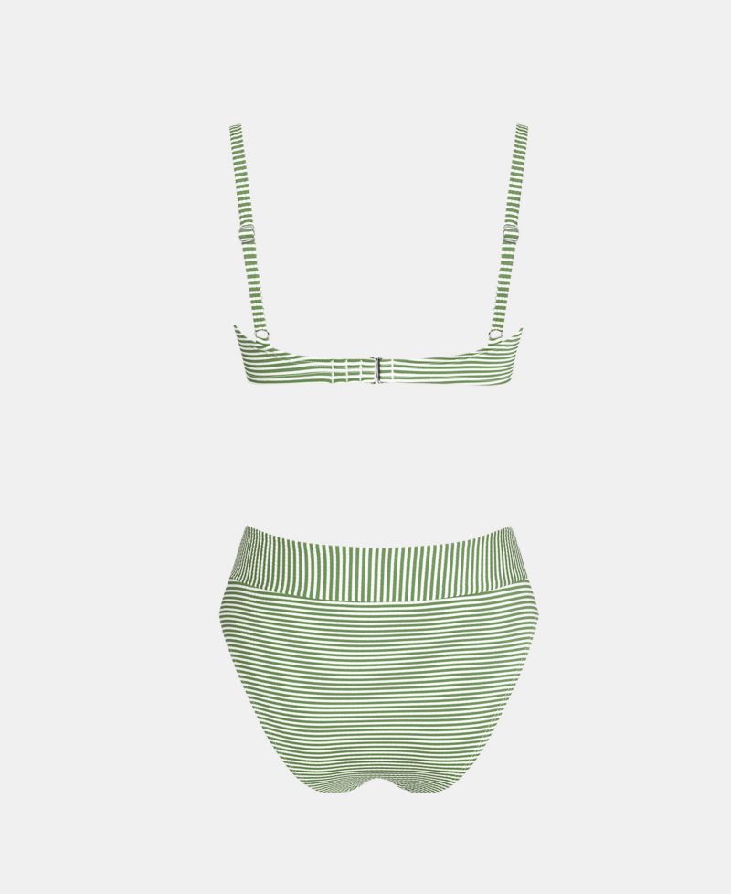 Women's U Wire Striped Bikini Set