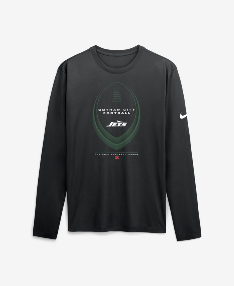 Men's Black New York Jets Legend Icon Dri-FIT Long Sleeve T-Shirt