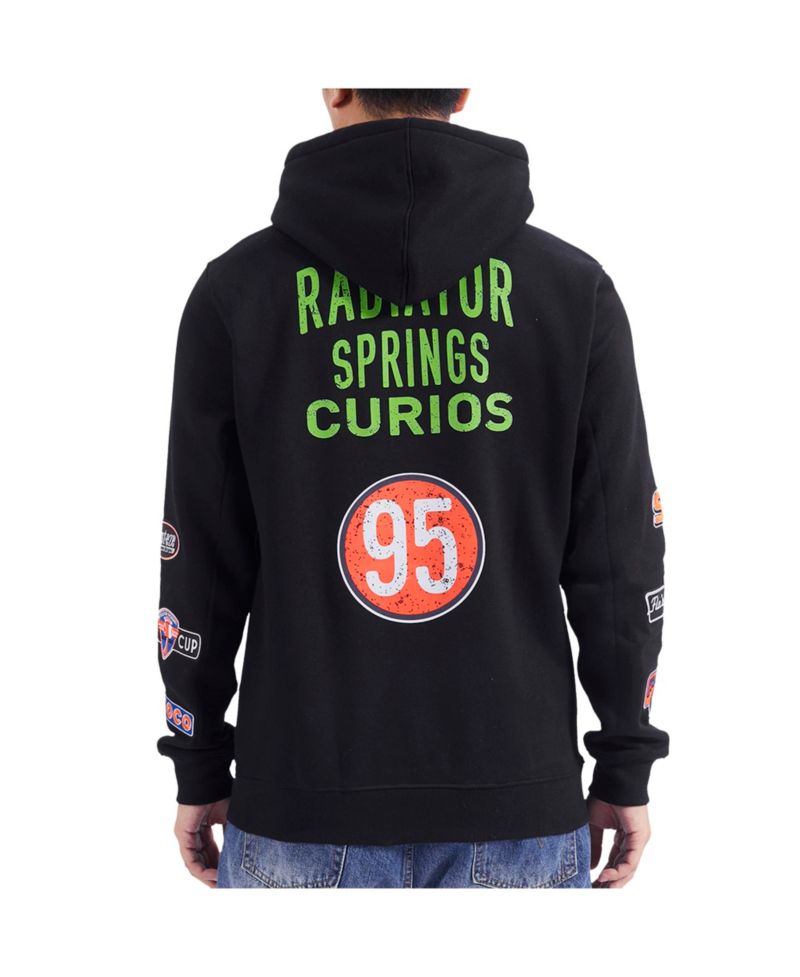 Men's Black Cars Radiator Pullover Hoodie
