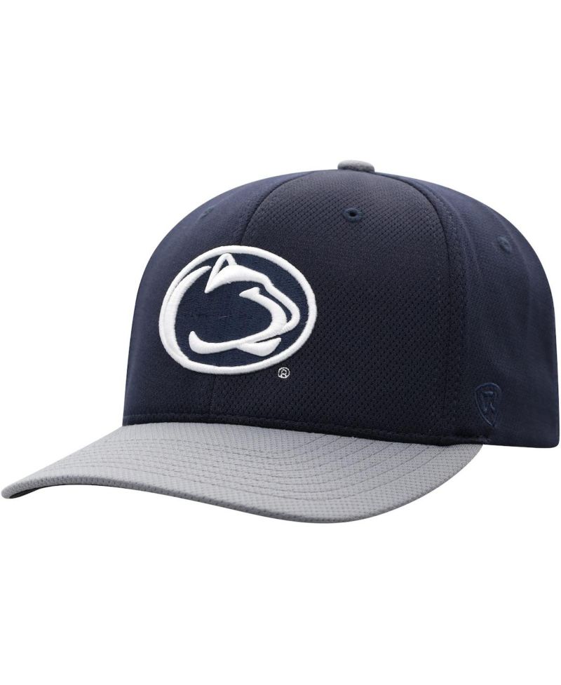 Men's Navy, Gray Penn State Nittany Lions Two-Tone Reflex Hybrid Tech Flex Hat