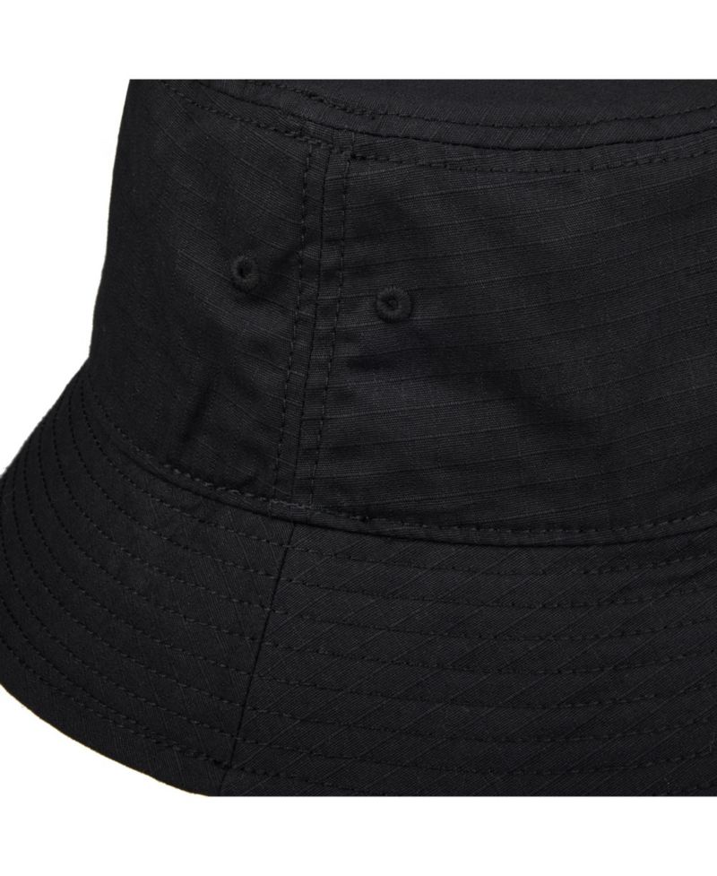 Men's Flying Logo Black Bucket Hat Size S/M
