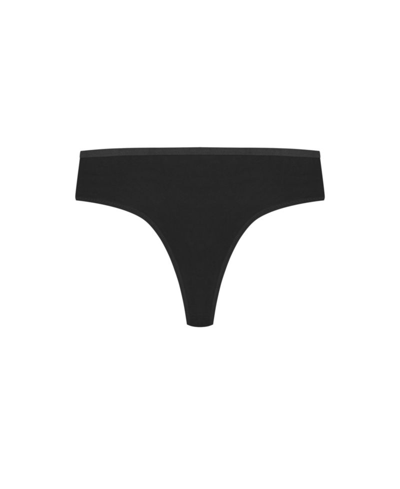 Plus Size 3 Pack Cotton Thong