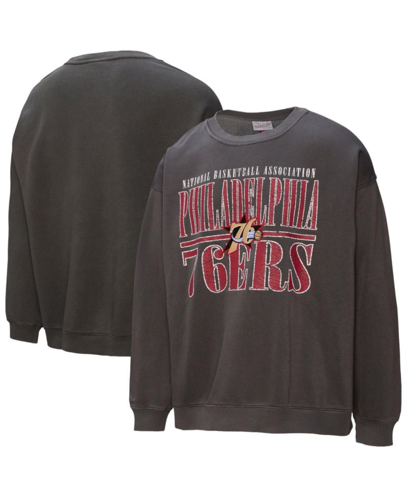 Men's Philadelphia 76ers NBA Downtown Collection Relaxed-Fit Fleece Sweatshirt